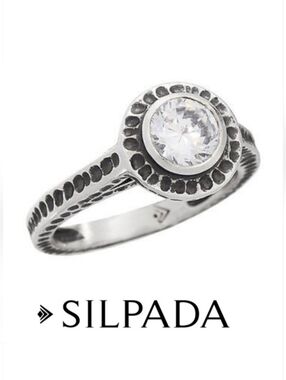 Silpada 925 Sterling Silver “Perfect Bliss” Ring R2076